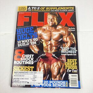 Flex August 2005 Huge Delts, 10 Ways to Build 'Em!